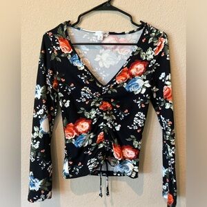 NWOT floral top